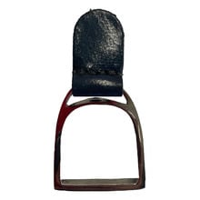 Blue Leather Napkin Ring
